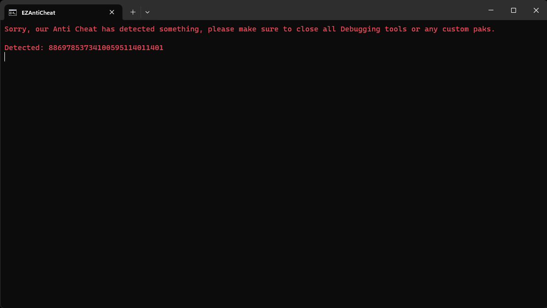 Anti-cheat flag error